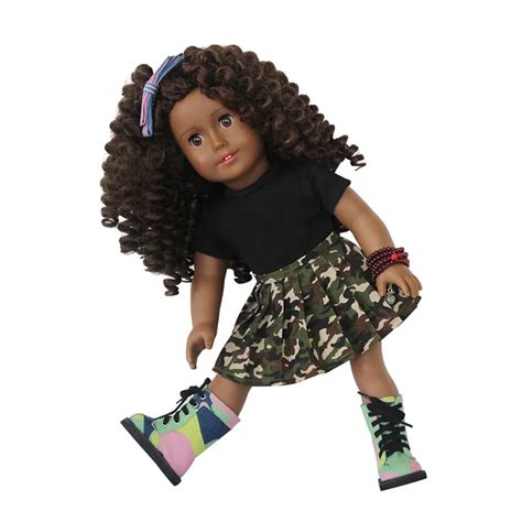 18 inch black dolls|18 inch dolls similar to american girl.